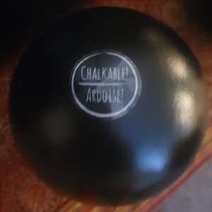 NWT Pier 1 Decorative Chalk Writable Sphere Ball